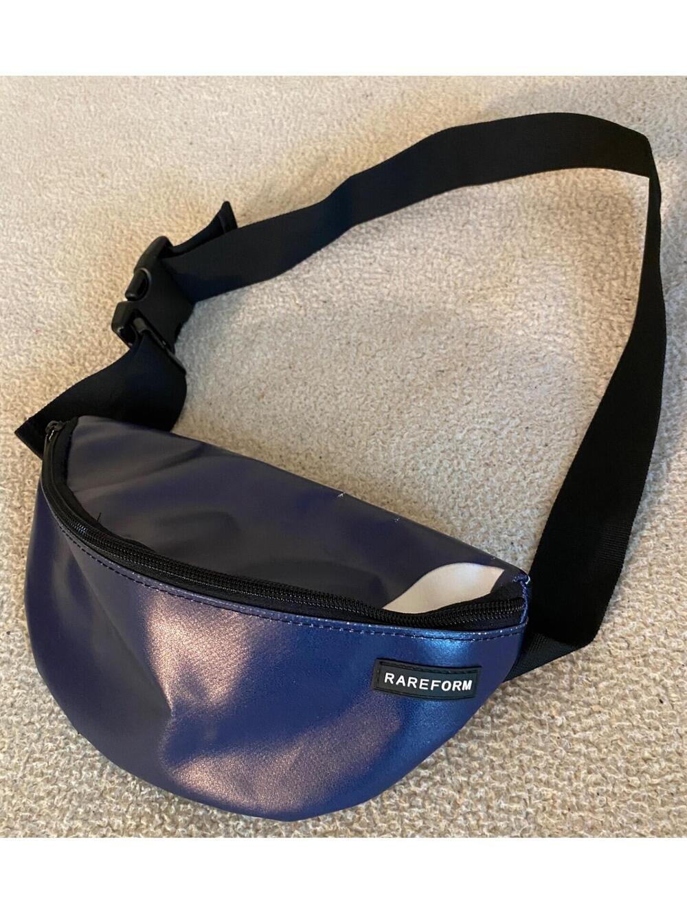 RAREFORM Blue Recycled USA Billboard Fanny Pack Waist Hip Bag Belt Bag